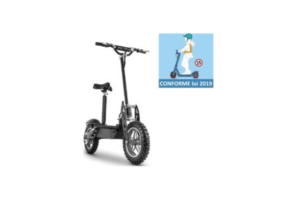 Trottinette Electrique Cross avec siège tout terrain 1000 watts