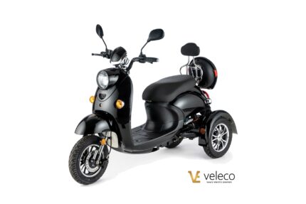Scooter électrique 3 roues pour PMR personnes à mobilité réduite et sénior Veleco ZT63